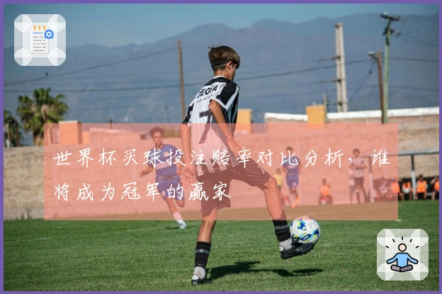 世界杯买球投注赔率对比分析，谁将成为冠军的赢家