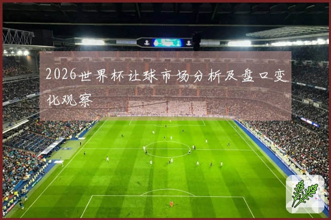 2026世界杯让球市场分析及盘口变化观察